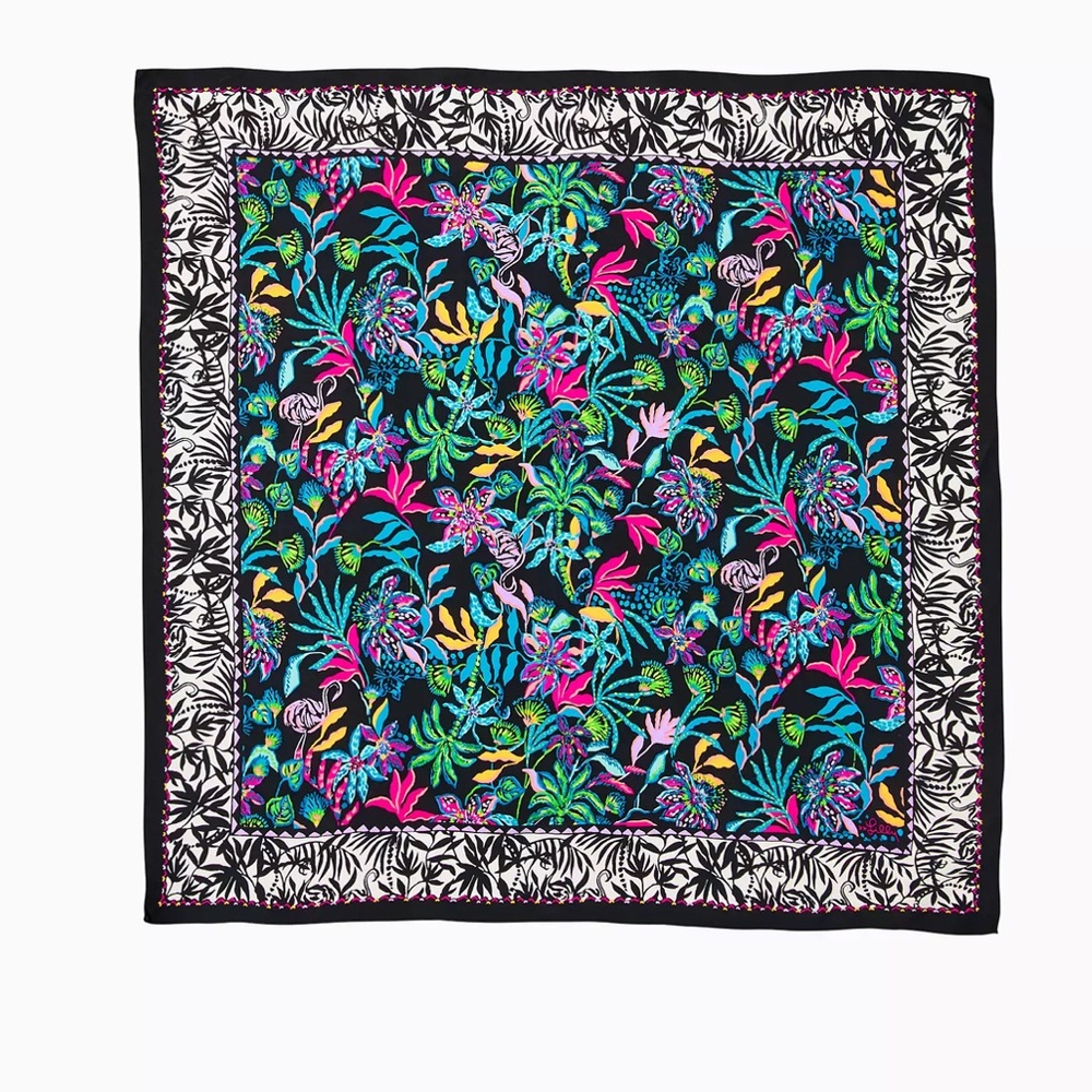 Paradise Bound Silk Scarf - NWT LP Box 2-1